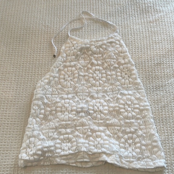 Lace halter top - Picture 1 of 3
